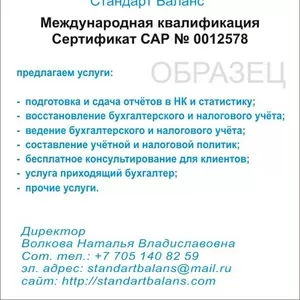 Бухгалтерская фирма Стандарт Баланс