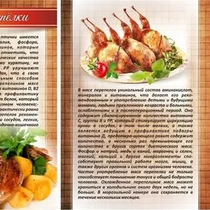 Перепелиное мясо от производителя 1800 тенге