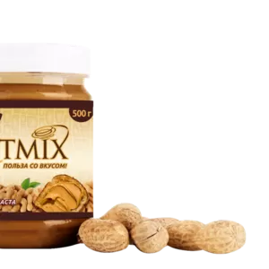 Паста арахисовая NUTMIX шоколадная,  500 гр.