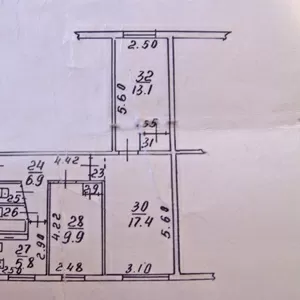 Продам 3-х комнатную кв-ру в Жетысуском  р-не 