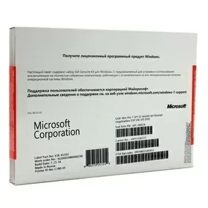 Microsoft Windows 7 Professional SP1 (x32/x64) RU OEM