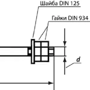 Анкерные фундаментные болты тип 1.1